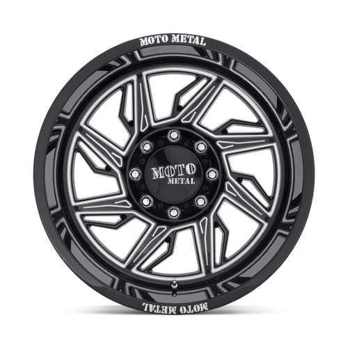 Moto Metal Mo997 Hurricane 20X10 -18 Gloss Black Milled - Left