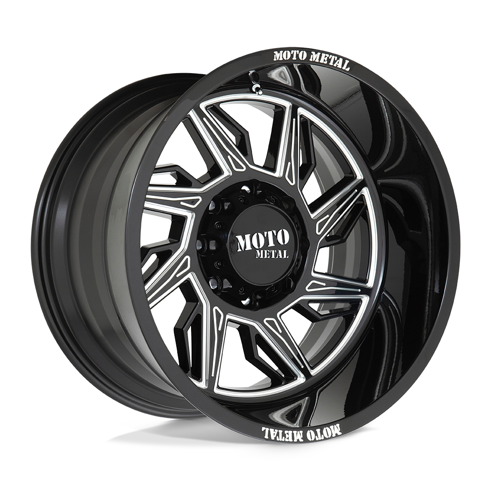 Moto Metal Mo997 Hurricane 20X10 -18 Gloss Black Milled - Left