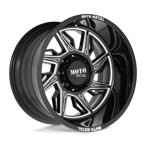 Moto Metal Mo997 Hurricane 20X10 -18 Gloss Black Milled - Right
