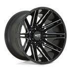Moto Metal MO998 KRAKEN 20X10 +-18 GLOSS BLACK MILLED