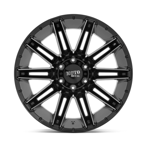 Moto Metal MO998 KRAKEN 20X12 +-44 GLOSS BLACK MILLED