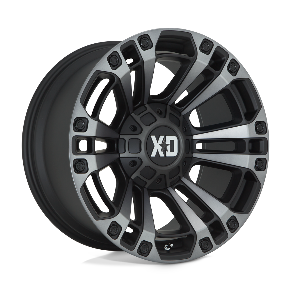 Xd Xd851 Monster 3 20X9 +18 Satin Black W/ Gray Tint