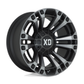 Xd Xd851 Monster 3 20X10 -18 Satin Black W/ Gray Tint