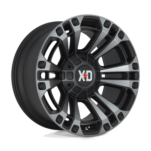 Xd Xd851 Monster 3 20X10 -18 Satin Black W/ Gray Tint
