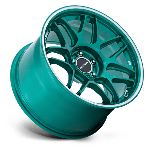 Motegi Mr158 Tsubaki 19X8.5 +35 Hokkaido Green W/ Machined Lip