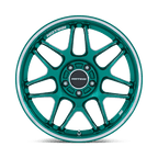 Motegi Mr158 Tsubaki 18X8.5 +42 Hokkaido Green W/ Machined Lip
