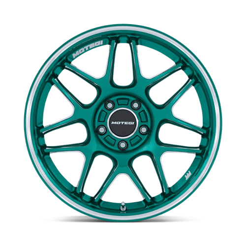 Motegi Mr158 Tsubaki 18X8.5 +42 Hokkaido Green W/ Machined Lip