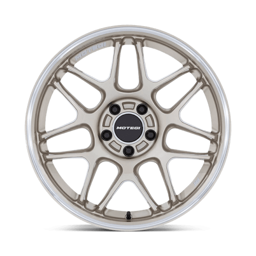 Motegi Mr158 Tsubaki 18X8.5 +42 Motorsport Gold W Machined Lip