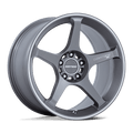 Motegi Mr159 Battle V 17X9.5 +35 Gunzilla W Machined Lip Stripe
