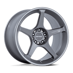 Motegi Mr159 Battle V 17X8.5 +45 Gunzilla W Machined Lip Stripe