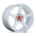 Motegi Mr159 Battle V 17X8.5 +45 Matsuri White Pearl Mach Lip