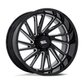 Moto Metal Mo811 Combat 22X10 -18 Gloss Black Milled