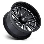 Moto Metal Mo811 Combat 24X12 -44 Gloss Black Milled
