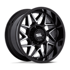 Moto Metal Mo812 Turbine 20X10 -18 Gloss Black W/ Machined Face