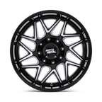 Moto Metal Mo812 Turbine 20X9 +20 Gloss Black W/ Machined Face