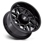 Moto Metal Mo812 Turbine 20X9 +1 Gloss Black Milled
