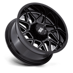 Moto Metal Mo812 Turbine 20X10 -18 Gloss Black Milled