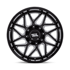 Moto Metal Mo812 Turbine 20X10 -18 Gloss Black Milled