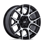 Moto Metal Mo813 Mason 17X8.5 +0 Gloss Black W/ Machined Face