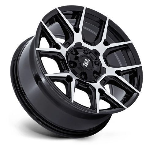 Moto Metal Mo813 Mason 22X9 +24 Gloss Black W/ Machined Face