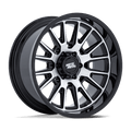 Moto Metal Mo814 Tekton 20X9 +20 Gloss Black W/ Machined Face