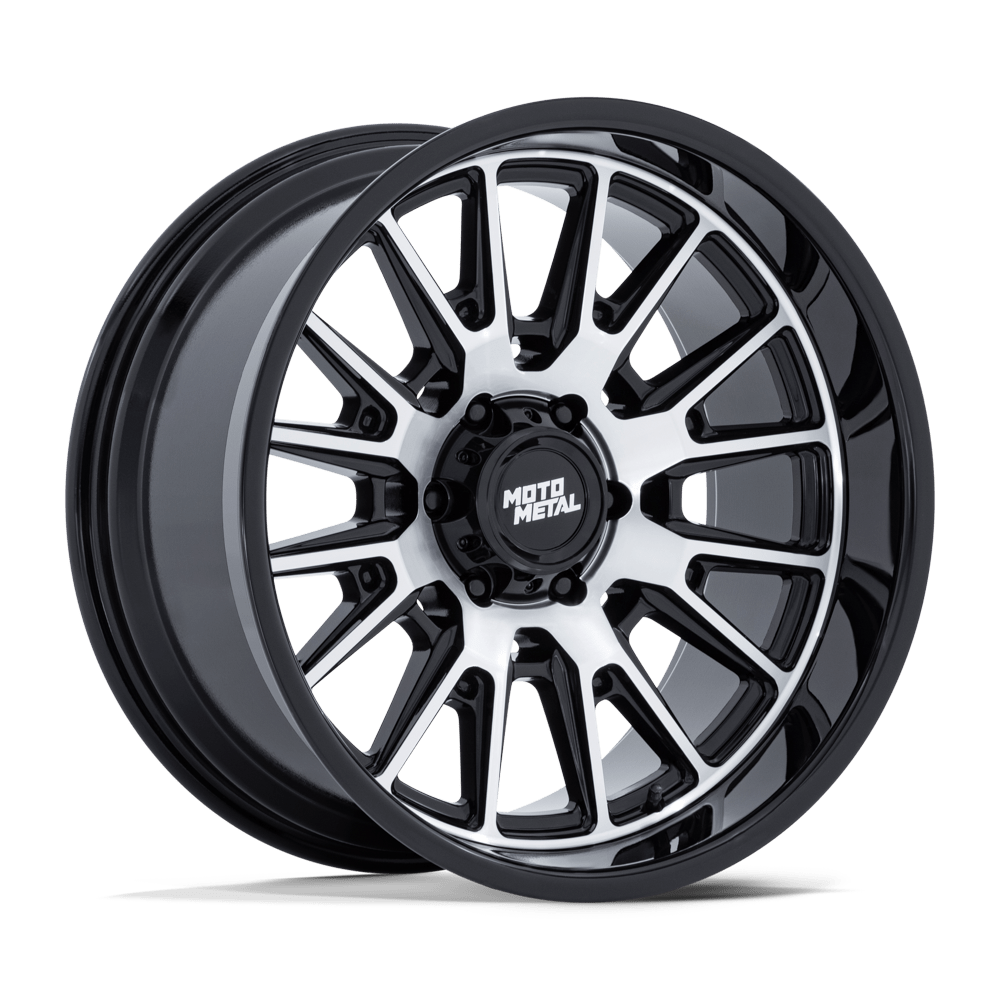 Moto Metal Mo814 Tekton 20X10 -18 Gloss Black W/ Machined Face
