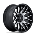 Moto Metal Mo816 Overlook 20X10 -18 Gloss Black W/ Machined Face