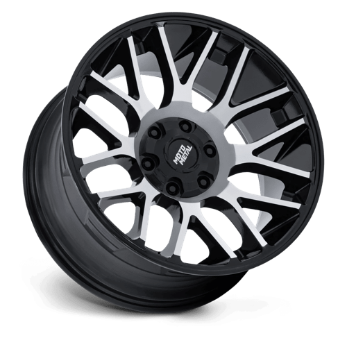 Moto Metal Mo816 Overlook 20X10 -18 Gloss Black W/ Machined Face