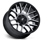 Moto Metal Mo816 Overlook 20X10 -18 Gloss Black W/ Machined Face