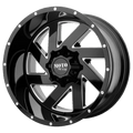 Moto Metal Mo988 Melee 20X10 -18 Gloss Black Milled