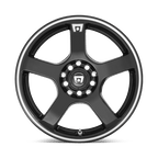 Motegi Mr116 Fs5 16X7 +40 Gloss Black W/ Machined Flange