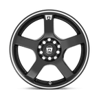Motegi Mr116 Fs5 17X7 +40 Gloss Black W/ Machined Flange