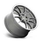 Motegi Mr152 Ss5 19X8.5 +35 Gunmetal W/ Machined Lip