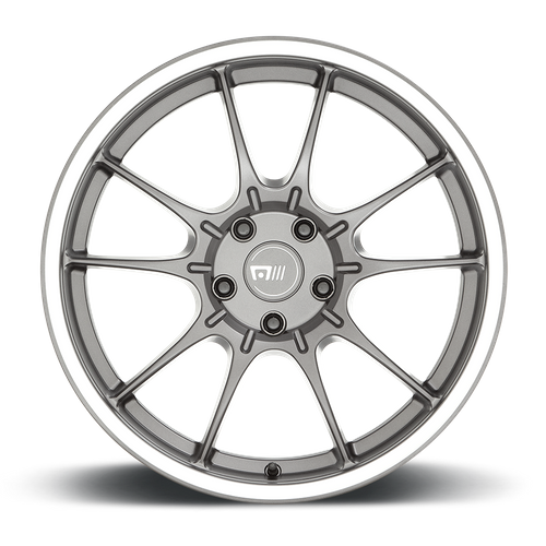 Motegi Mr152 Ss5 17X8 +45 Gunmetal W/ Machined Lip
