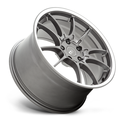 Motegi Mr152 Ss5 17X8 +45 Gunmetal W/ Machined Lip