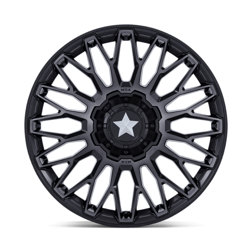 Msa Offroad Wheels M50 Clubber Utv 22X7 +0 Matte Black Ddt