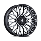 Msa Offroad Wheels M50 Clubber Utv 15X7 +10 Gloss Black Machined