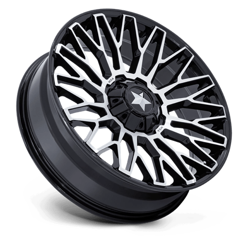 Msa Offroad Wheels M50 Clubber Utv 20X7 +0 Gloss Black Machined