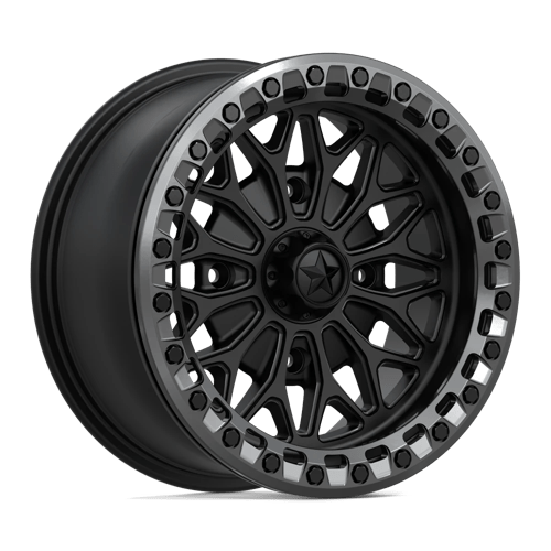 Msa Offroad Wheels Ma53 Bolo Utv Beadlock 15X7 +10 Matte Black W/ Gl-Gunmetal Rg