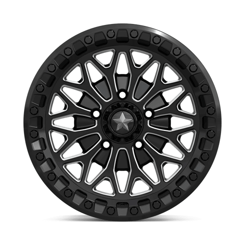 Msa Offroad Wheels Ma53 Bolo Utv Beadlock 18X7 +10 Gloss Black Milled