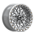 Msa Offroad Wheels Ma53 Bolo Utv Beadlock 18X7 +10 Gloss Silver W/ Machined Face