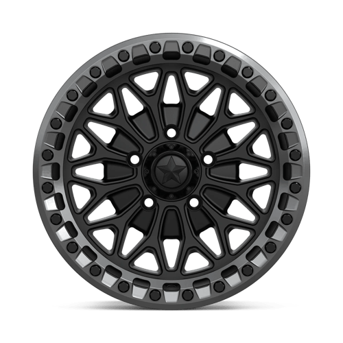 Msa Offroad Wheels Ma53 Bolo Utv Beadlock 15X7 +10 Matte Black W/ Gl-Gunmetal Rg
