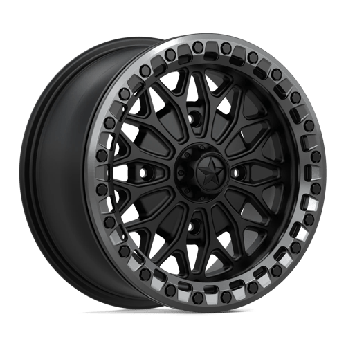 Msa Offroad Wheels Ma53 Bolo Utv Beadlock 15X7 +38 Matte Black W/ Gl-Gunmetal Rg