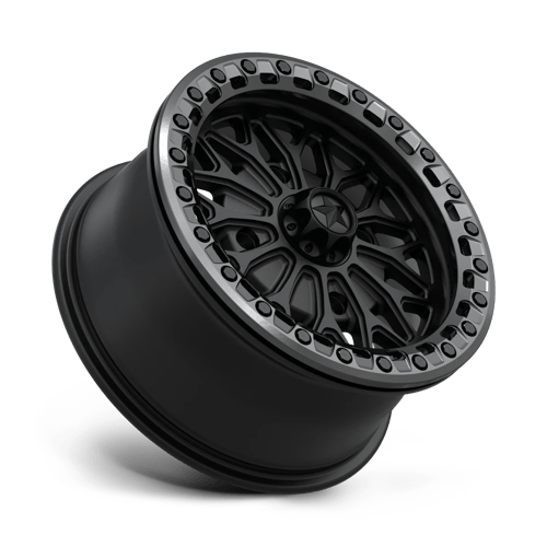 Msa Offroad Wheels Ma53 Bolo Utv Beadlock 15X7 +38 Matte Black W/ Gl-Gunmetal Rg