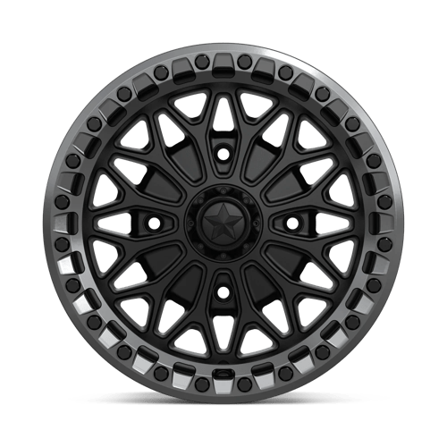 Msa Offroad Wheels Ma53 Bolo Utv Beadlock 15X7 +38 Matte Black W/ Gl-Gunmetal Rg