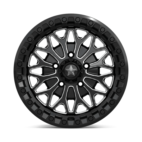 Msa Offroad Wheels Ma53 Bolo Utv Beadlock 15X7 +38 Gloss Black Milled