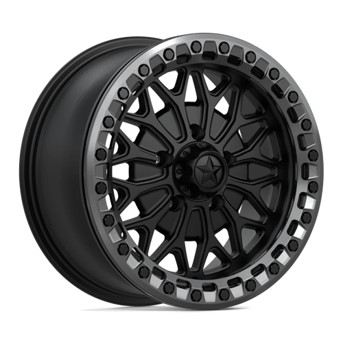 Msa Offroad Wheels Ma53 Bolo Utv Beadlock 15X7 +38 Matte Black W/ Gl-Gunmetal Rg