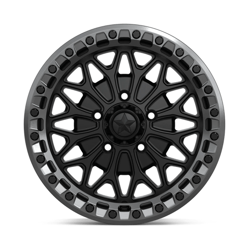 Msa Offroad Wheels Ma53 Bolo Utv Beadlock 15X7 +38 Matte Black W/ Gl-Gunmetal Rg
