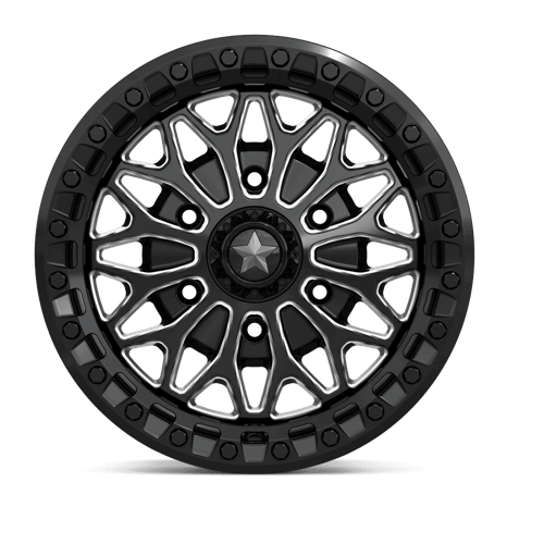 Msa Offroad Wheels Ma53 Bolo Utv Beadlock 15X7 +38 Gloss Black Milled