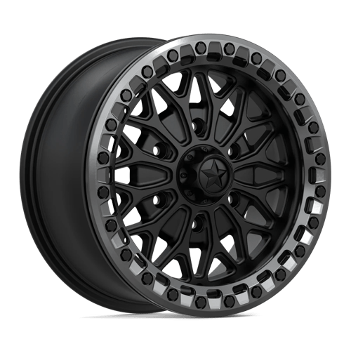 Msa Offroad Wheels Ma53 Bolo Utv Beadlock 15X7 +38 Matte Black W/ Gl-Gunmetal Rg